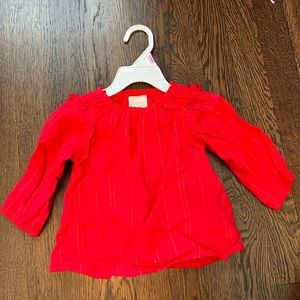 First Impressions Red Top Size 6-9 months